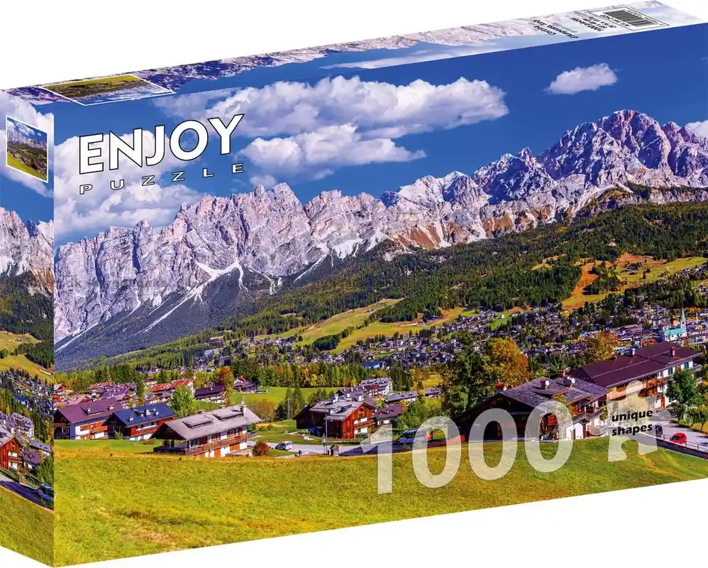 Nytt lägre pris - Italien Cortina d‘Ampezzo, 1000 bitar