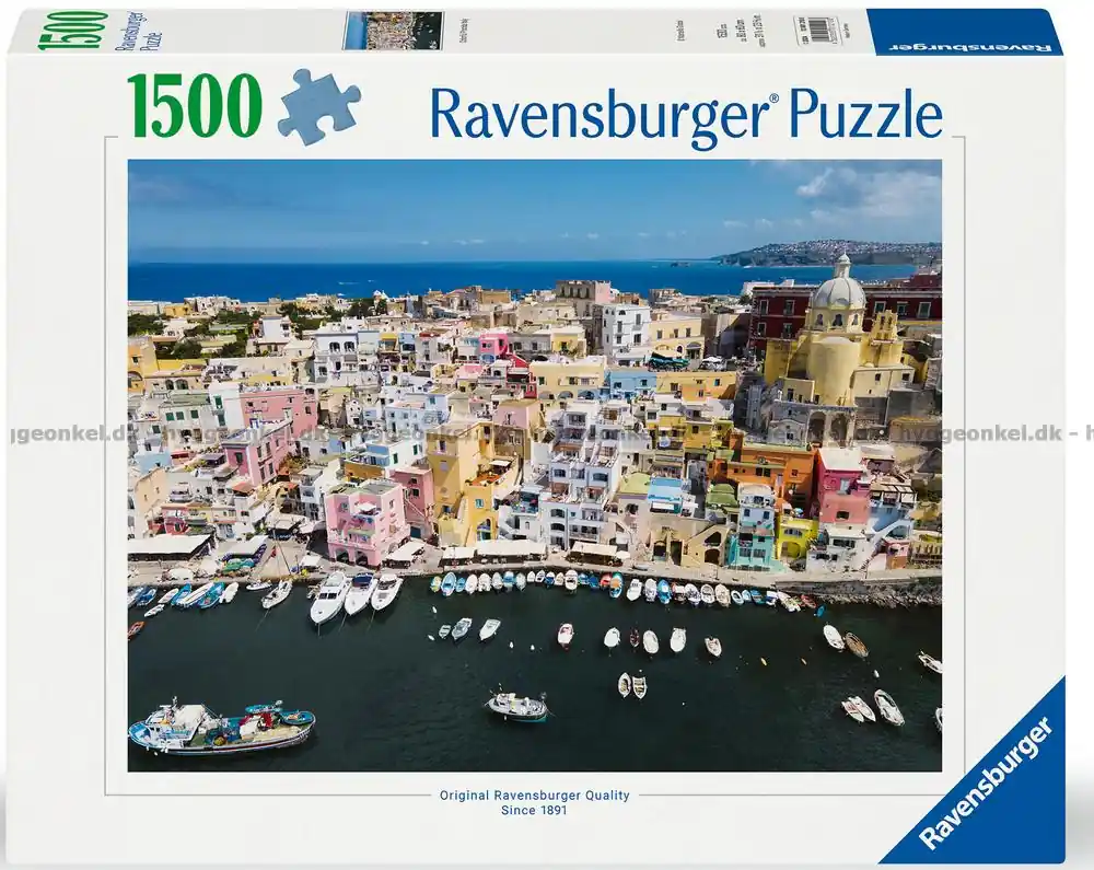 Italien Färgglada Procida, 1500 bitar - Premiumkvalitet