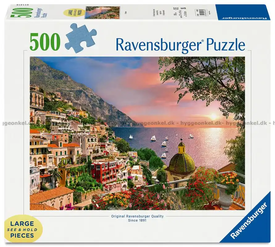 Italien Positano, 500 bitar | Spara nu