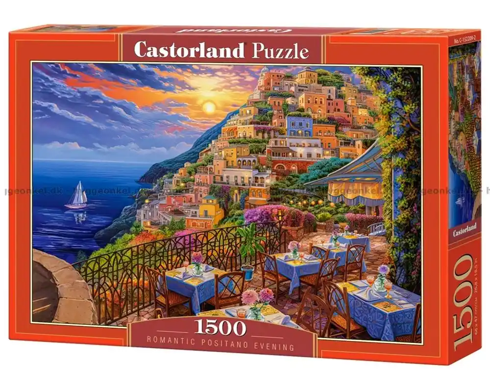 Expressleverans | Italien Romantiska Positano, 1500 bitar