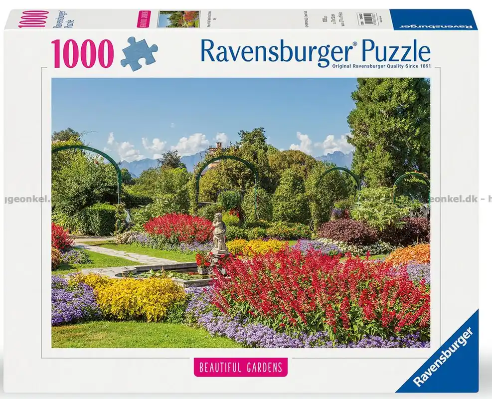Italien Villa Pallavicino parken, 1000 bitar | Bara idag