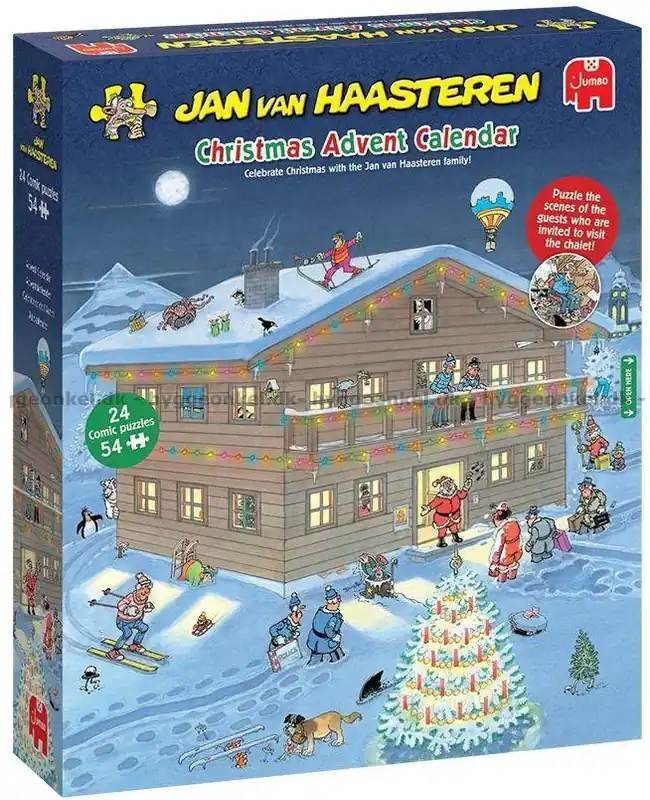 Köp direkt - Jan van Haasteren Julkalender - 2025, 24x54 bitar
