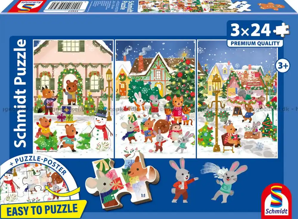 Jul i djurens stad, 3x24 bitar | Ta chansen