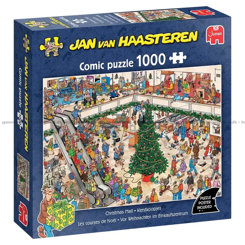 Beställ idag - Jul i köpcentret, 1000 bitar