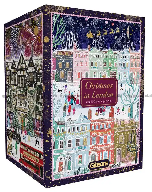 Nyhet hos oss - Jul i London 3x500 bitar