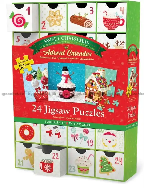 Julkalender Godisälskare, 24x50 bitar | Nytt lägre pris