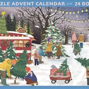 Julkalender Jakten på den perfekta julgranen, 24x42 bitar | Kanonerbjudande