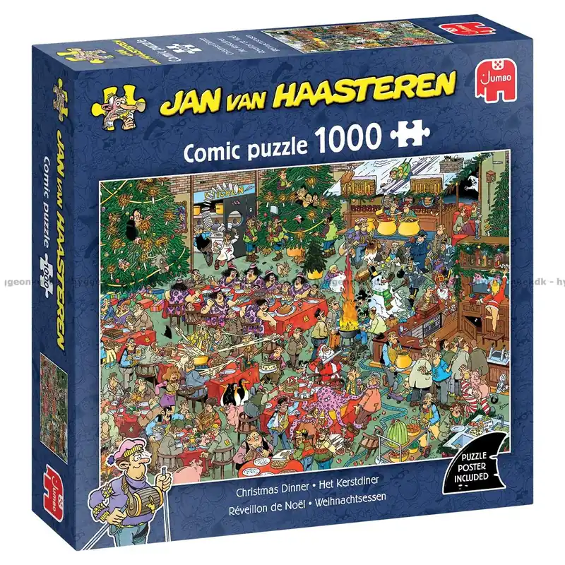 Endast denna vecka - Julmat i långa banor, 1000 bitar