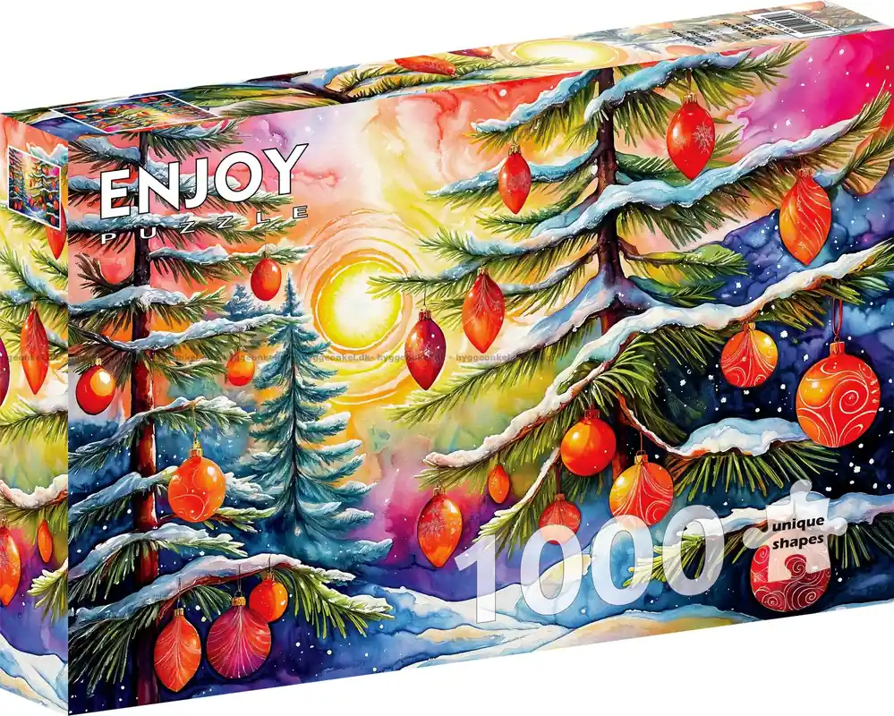 Julmorgon i skogen, 1000 bitar - Snart slut