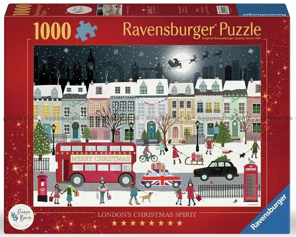 Julnattens magi i London, 1000 bitar | Rea