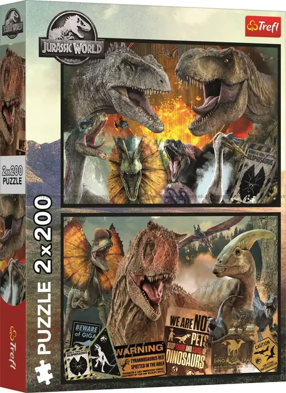 Jurassic World, 2x200 bitar - Rabatt