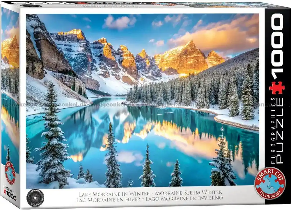 Köp nu - Kanada Lake Moraine på vintern, 1000 bitar