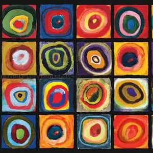Bara denna vecka - Kandinsky Color Study - Panorama, 1000 bitar