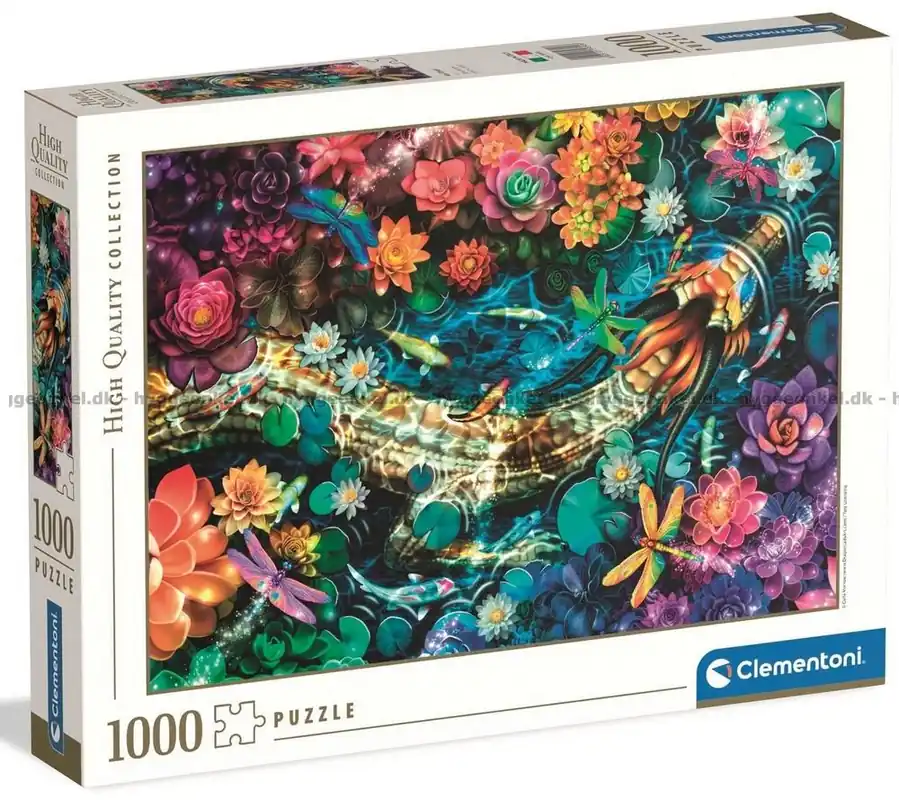 Karp bland färgglada blommor, 1000 bitar | Finns tillgänglig
