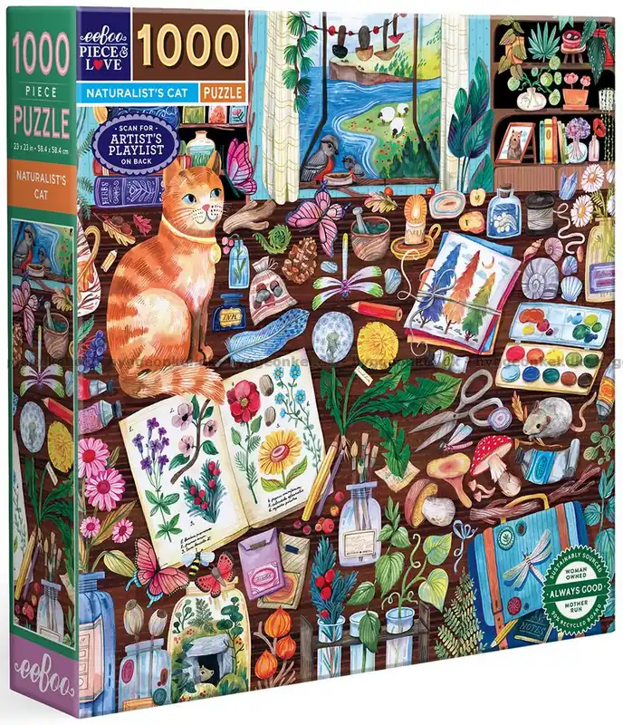 Nytt lägre pris | Kattens kreativa hörna, 1000 bitar