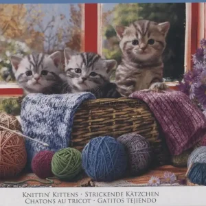 Enkel beställning - Kattungar och garnnycklar, 500 bitar