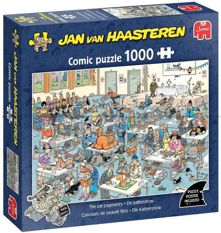 Passa på nu | Kattutställning, 1000 bitar