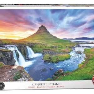 Finns att beställa | Kirkjufell vattenfallet , Island, 1000 bitar