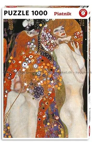 Finns tillgänglig | Klimt Water Serpents II, 1000 bitar