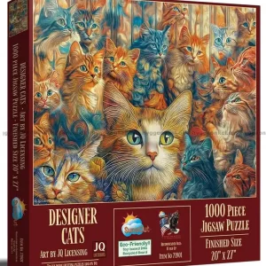 Konstnärliga katter, 1000 bitar | Köp nu