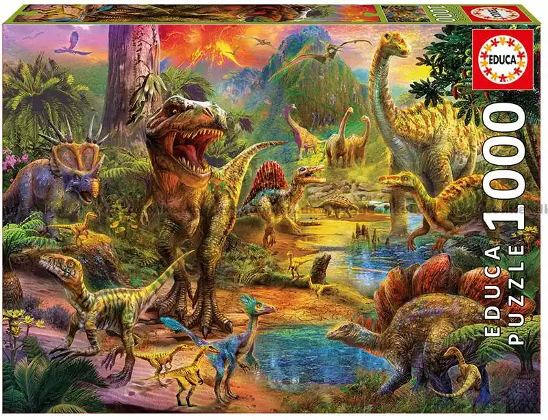 Krasny Dinosauriernas land, 1000 bitar - Bästsäljare