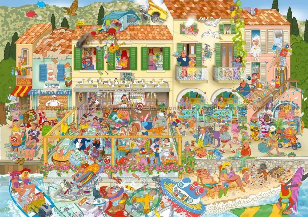 Hög kvalitet | Kul vid vattnet, 2000 bitar
