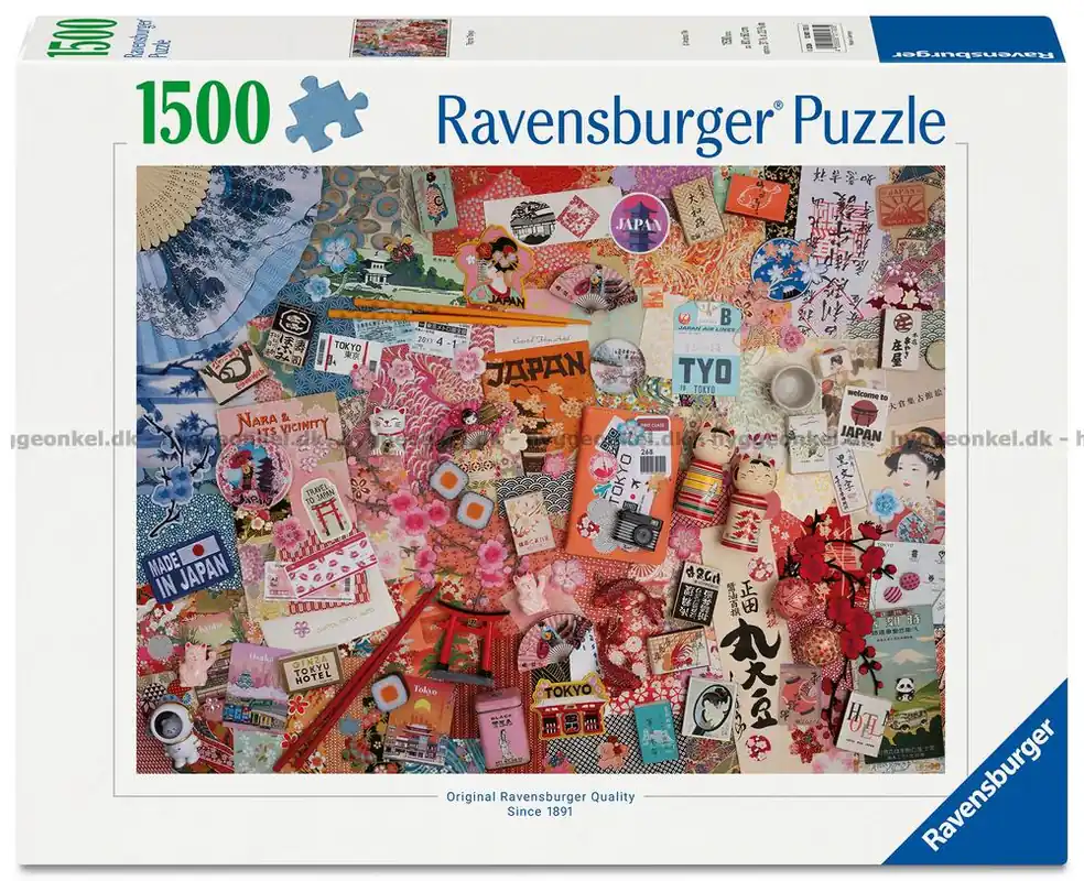 Kulturskatter från Japan, 1500 bitar - Köp direkt
