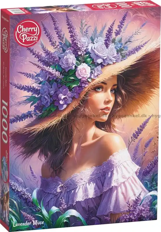 Kvinnan med den blomstrande hatten, 1000 bitar | Spara nu