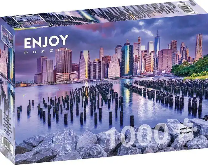 Kvällsljus över Manhattan, 1000 bitar - Reapris