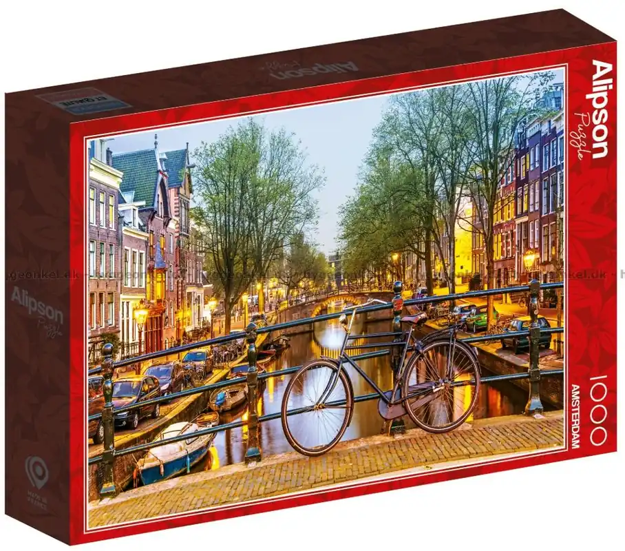Favorit hos kunderna | Kvällsstämning i Amsterdam, 1000 bitar