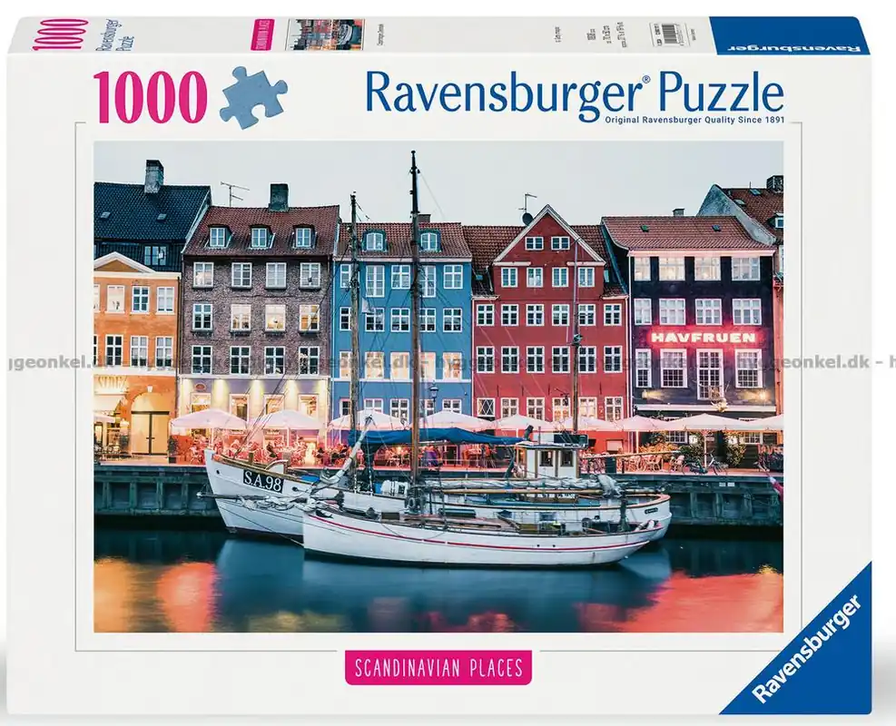 Köpenhamn Nyhavn, 1000 bitar | Snart slut