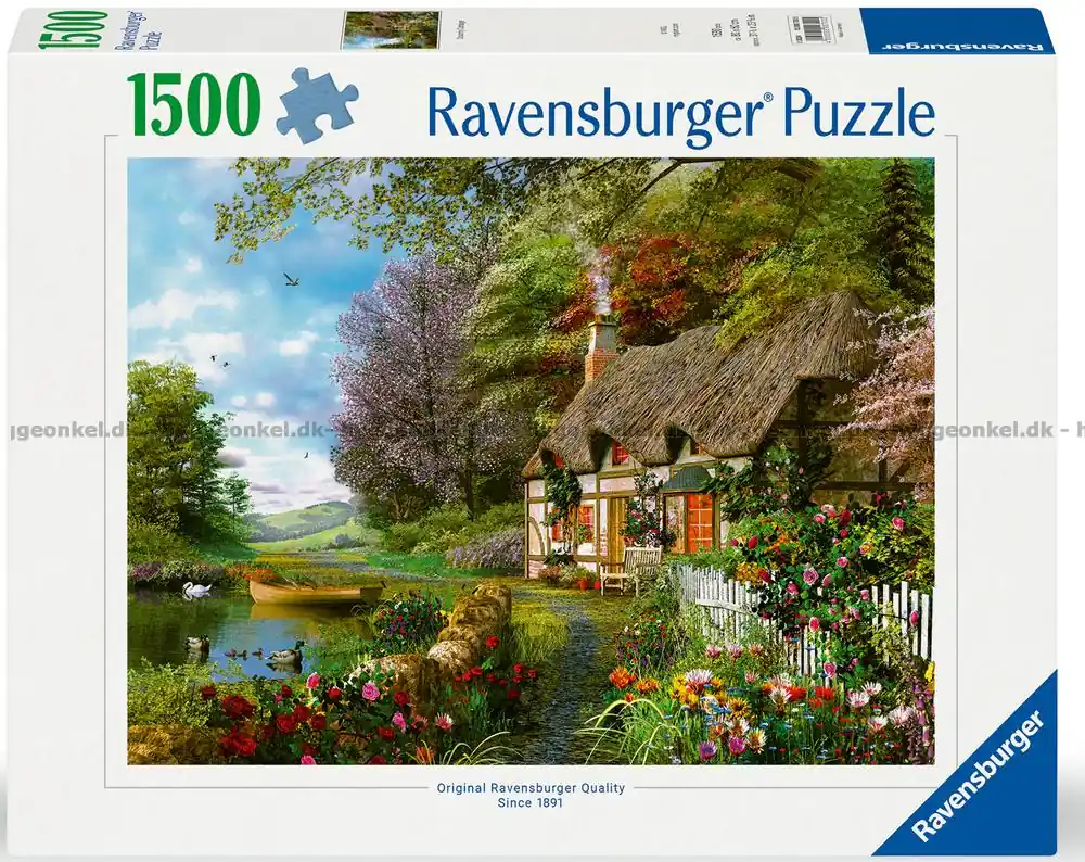 Prisnedsättning - Lantlig ro och blommor, 1500 bitar