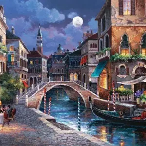 Smidig beställning | Lee Gator i Venedig, 1000 bitar