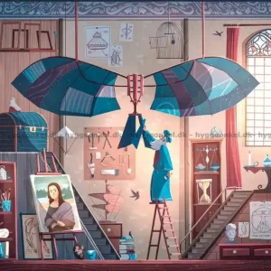Leonardo Da Vincis verkstad, 1000 bitar - Kanonerbjudande