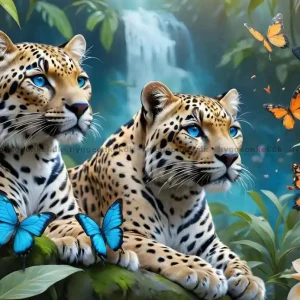 Leopardernas förtrollande paradis, 1000 bitar - Outlet