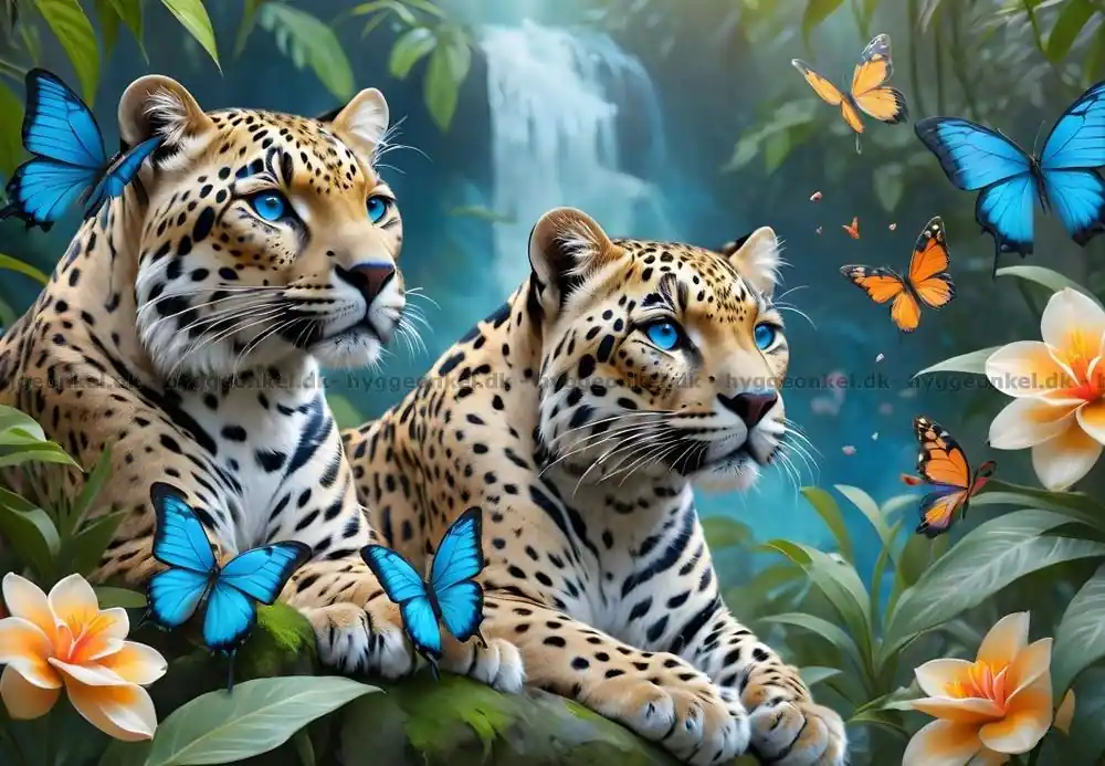 Leopardernas förtrollande paradis, 1000 bitar - Outlet