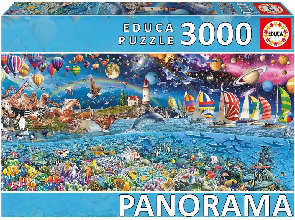 Livet Den stora utmaningen - Panorama, 3000 bitar - Missa inte