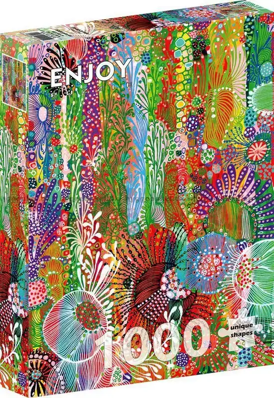 Livliga blomsterdrag, 1000 bitar | Kundfavorit