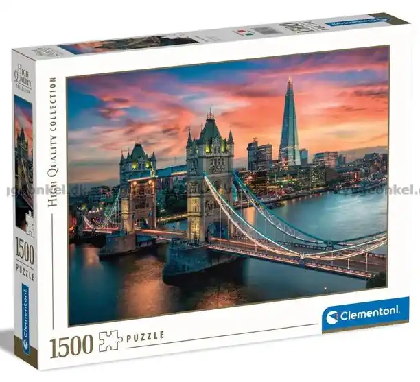 Fynd - London Om kvällen - Tower Bridge, 1500 bitar
