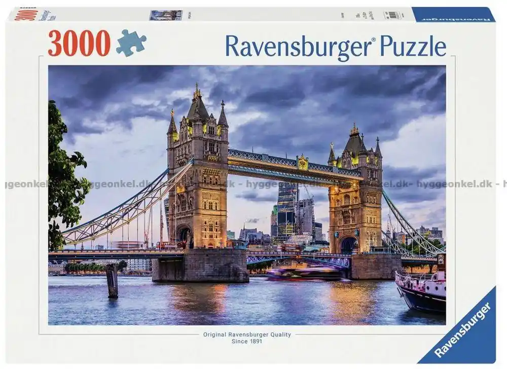 London Tower Bridge, 3000 bitar | Fabrikspris
