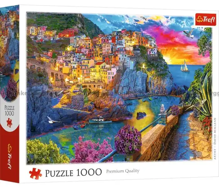 Maclean Cinque Terre i solnedgången, 1000 bitar - Nästan slut