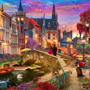 Bara denna vecka | Maclean Kvällsstämning i den mysiga staden, 1000 bitar