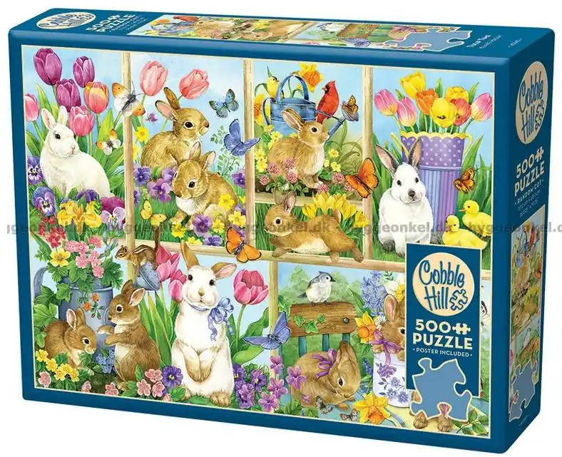 Maday Kaniner bland tulpaner, 500 bitar | Outlet