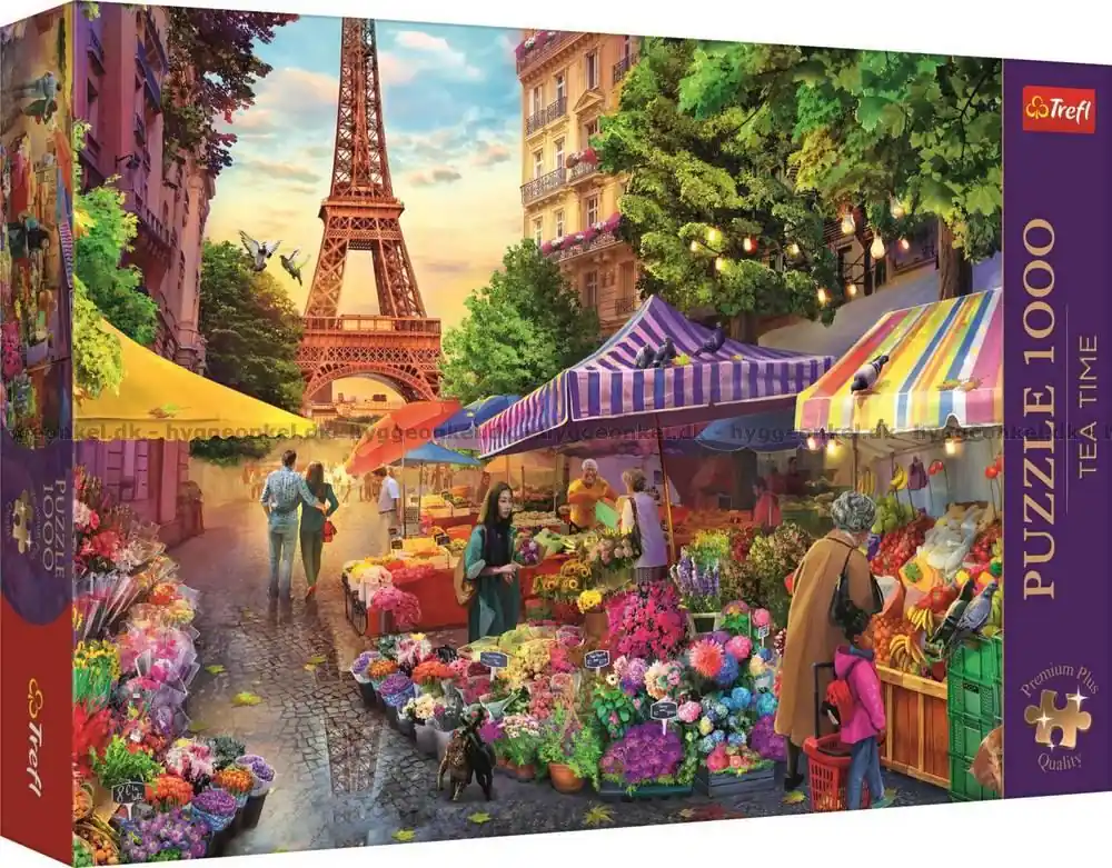 Bara idag | Marknadsdag i hjärtat av Paris, 1000 bitar