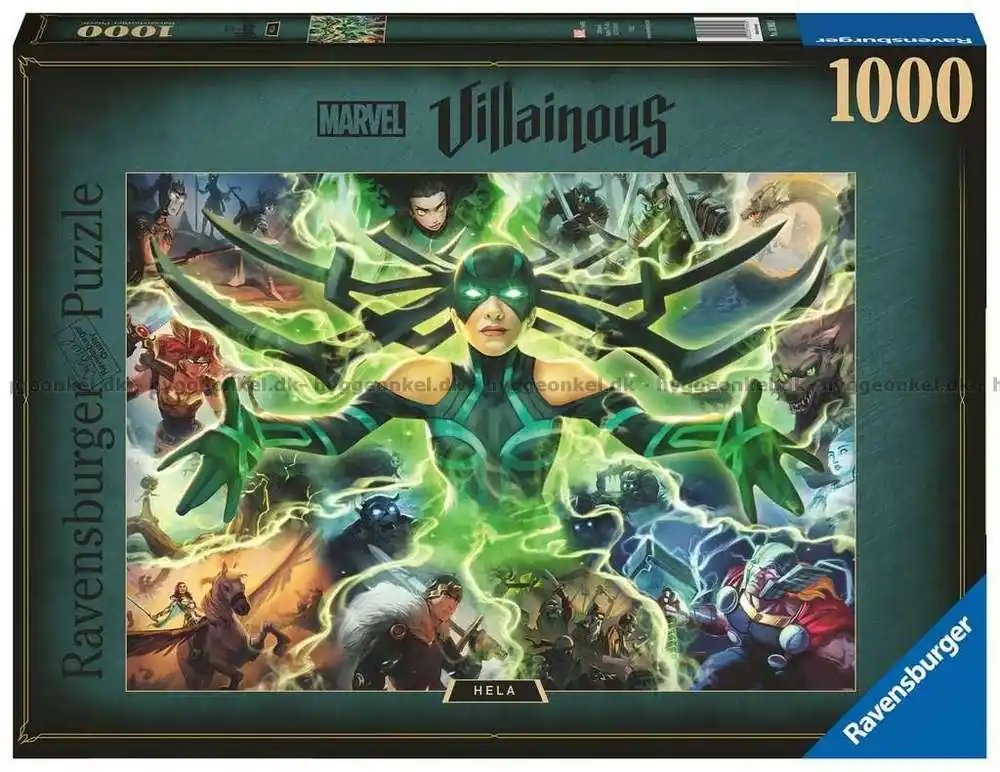 Marvel skurkar Hela, 1000 bitar - Toppsäljare