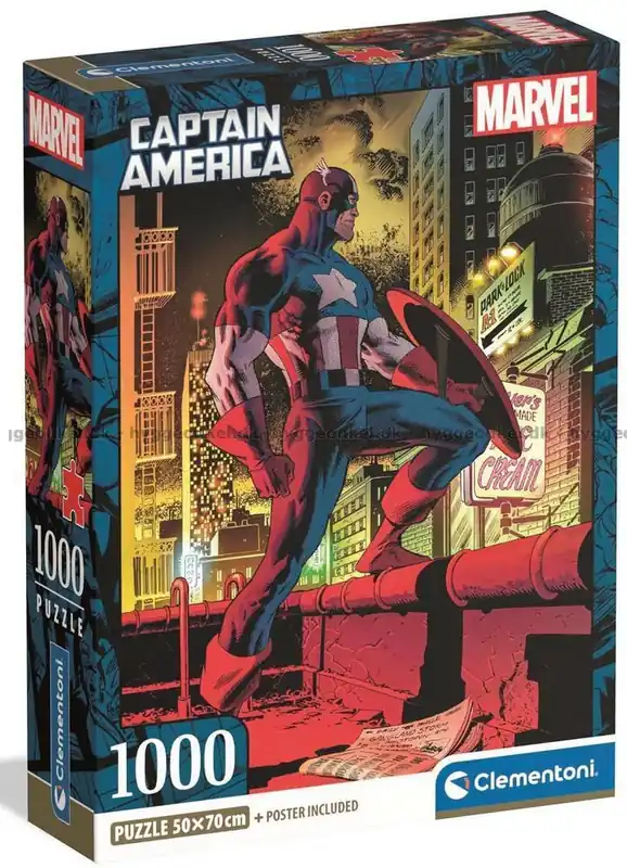 Snabb leverans | Marvel Avengers - Captain America, 1000 bitar