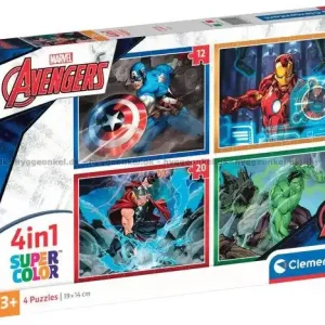 Bästa pris | Marvel Avengers hjältarna, 4 i 1, 12 bitar
