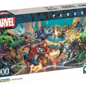 Snabb frakt | Marvel Hjältar och skurkar - Panorama, 1000 bitar
