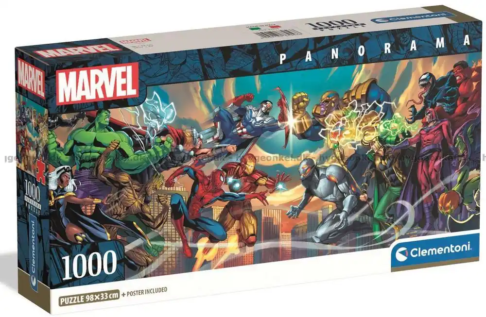 Snabb frakt | Marvel Hjältar och skurkar - Panorama, 1000 bitar