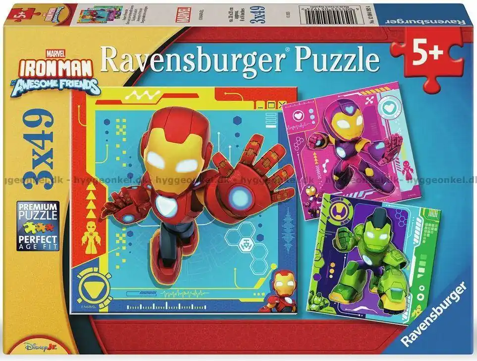 Marvel Iron Man och hans fantastiska vänner, 3x49 bitar - Superpris